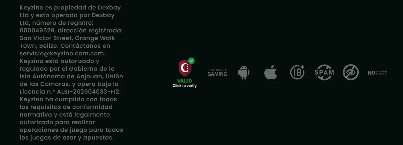keyzino casino empresa operadora