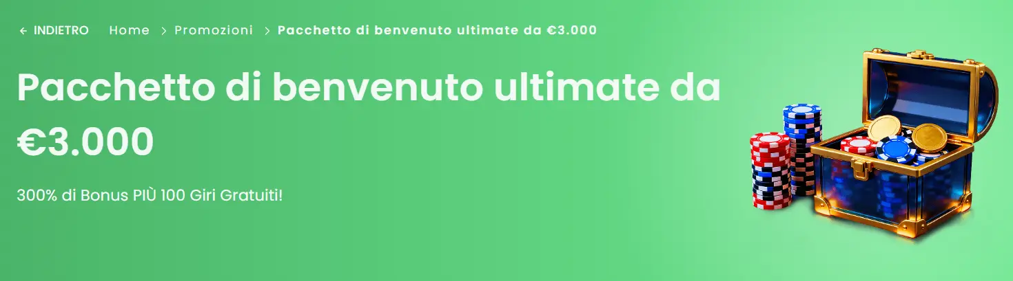 keyzino casino pacchetto di benvenuto