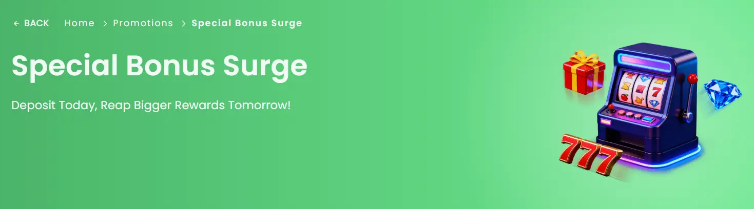 keyzino casino special bonus surge