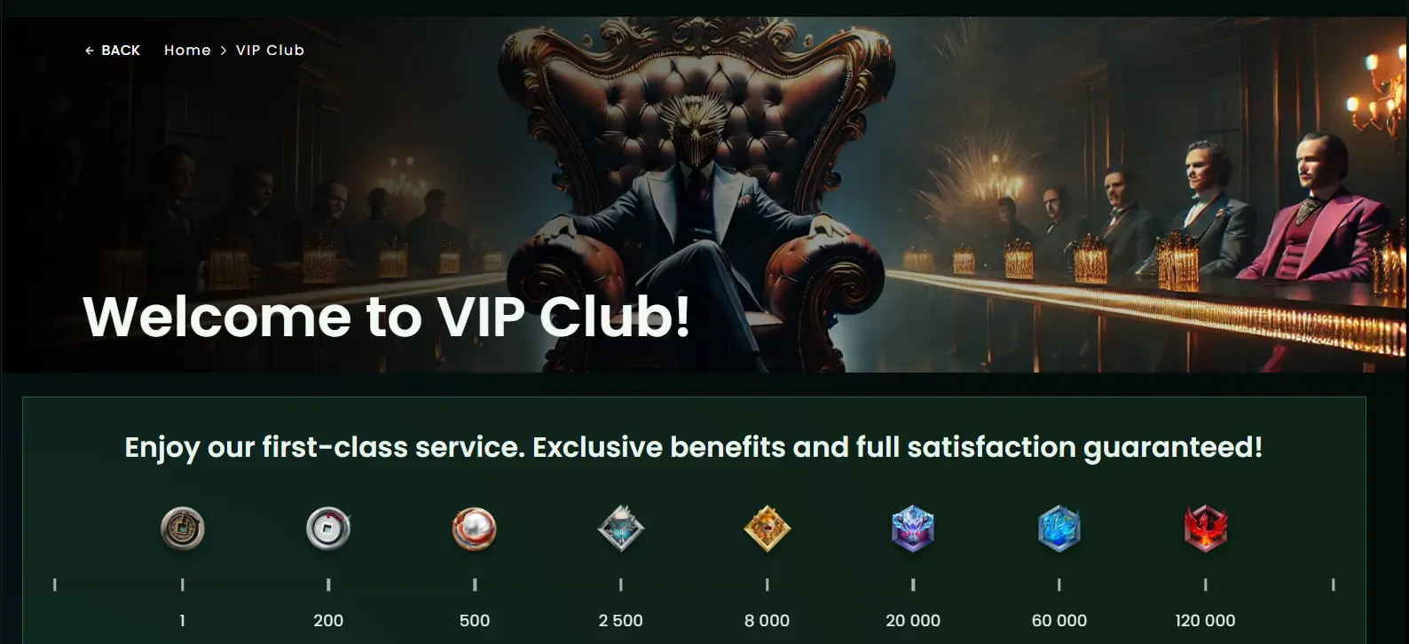 keyzino casino vip program